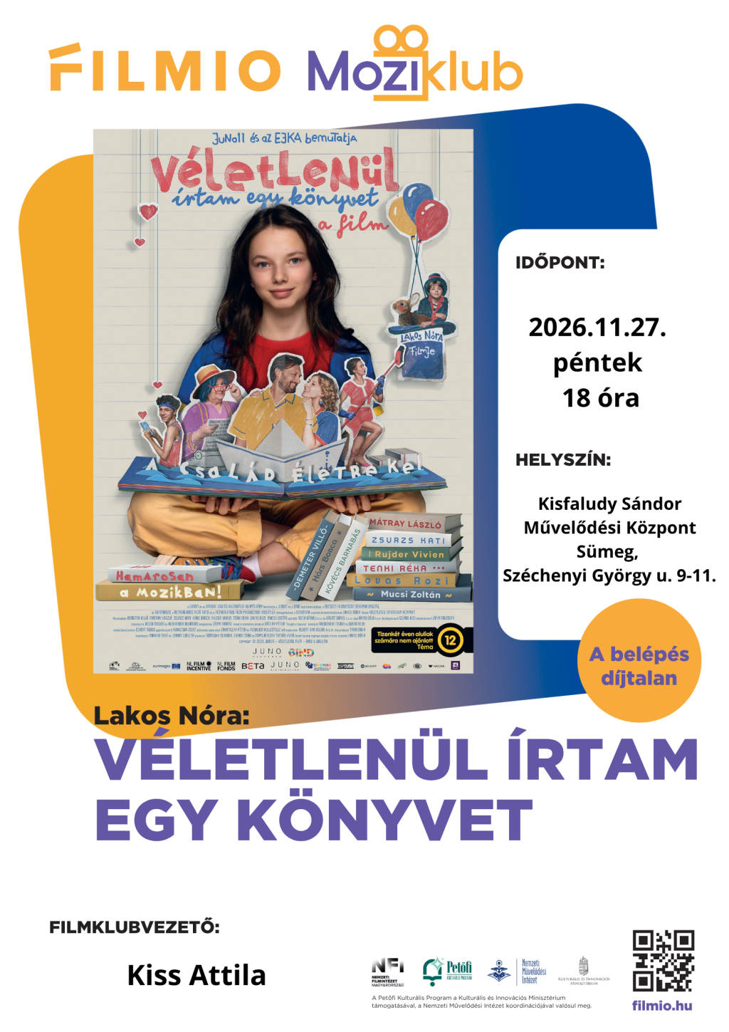 2026.11.27. Véletlenül írtam egy könyvet-plakát